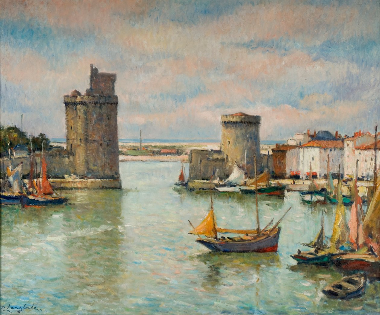 Město La Rochelle od Pierre Langlade