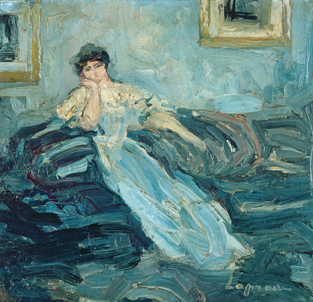 Žena v interiéru, kolem roku 1909 od Pierre Laprade