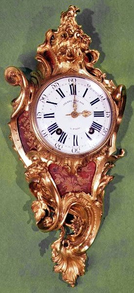 Konzolové nástěnné hodiny, cca 1700 od Pierre Le Roy