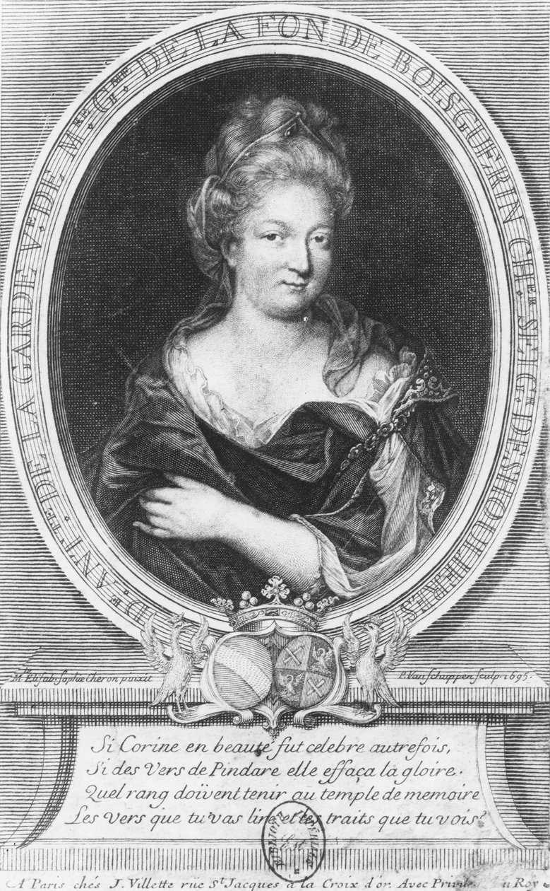 Antoinette Du Ligier de la Garde Deshoulières od Pierre Louis van Schuppen