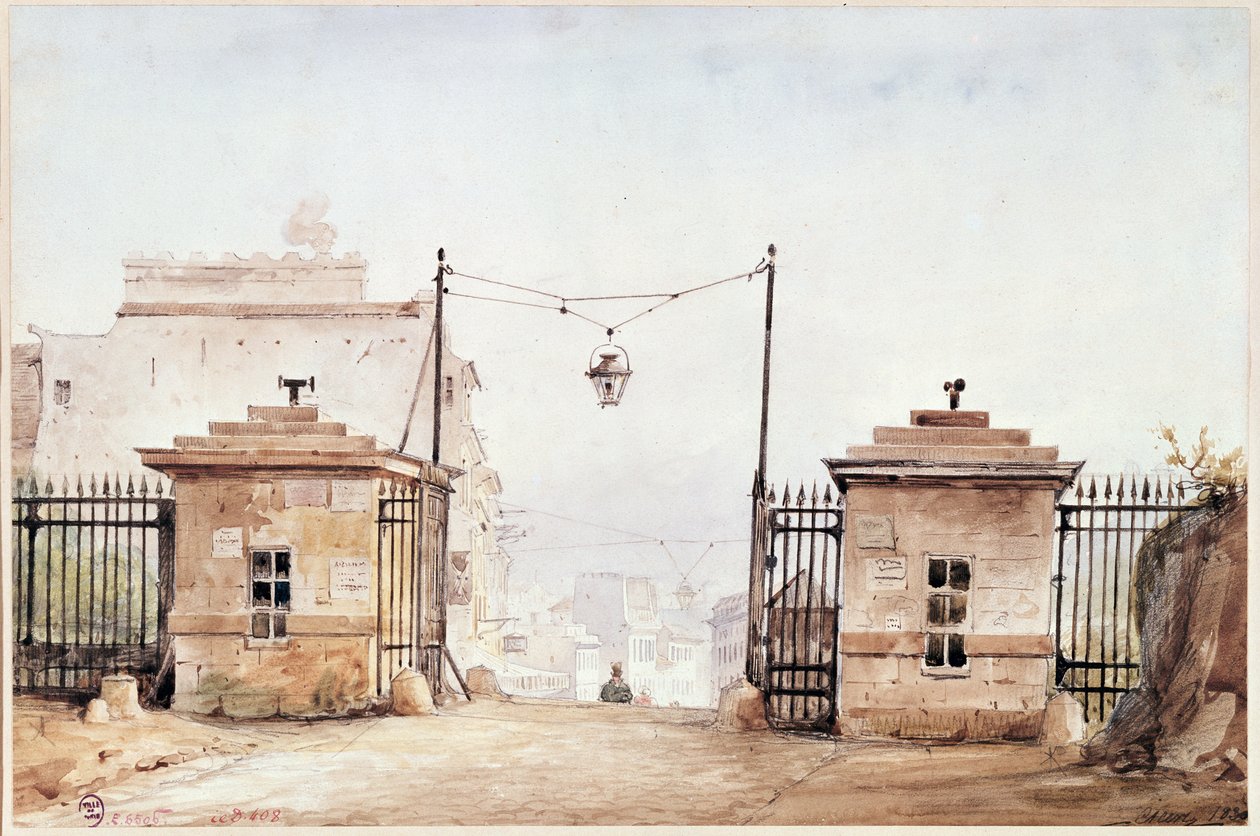 Barriere de Menilmontant od Pierre Luc Charles Ciceri
