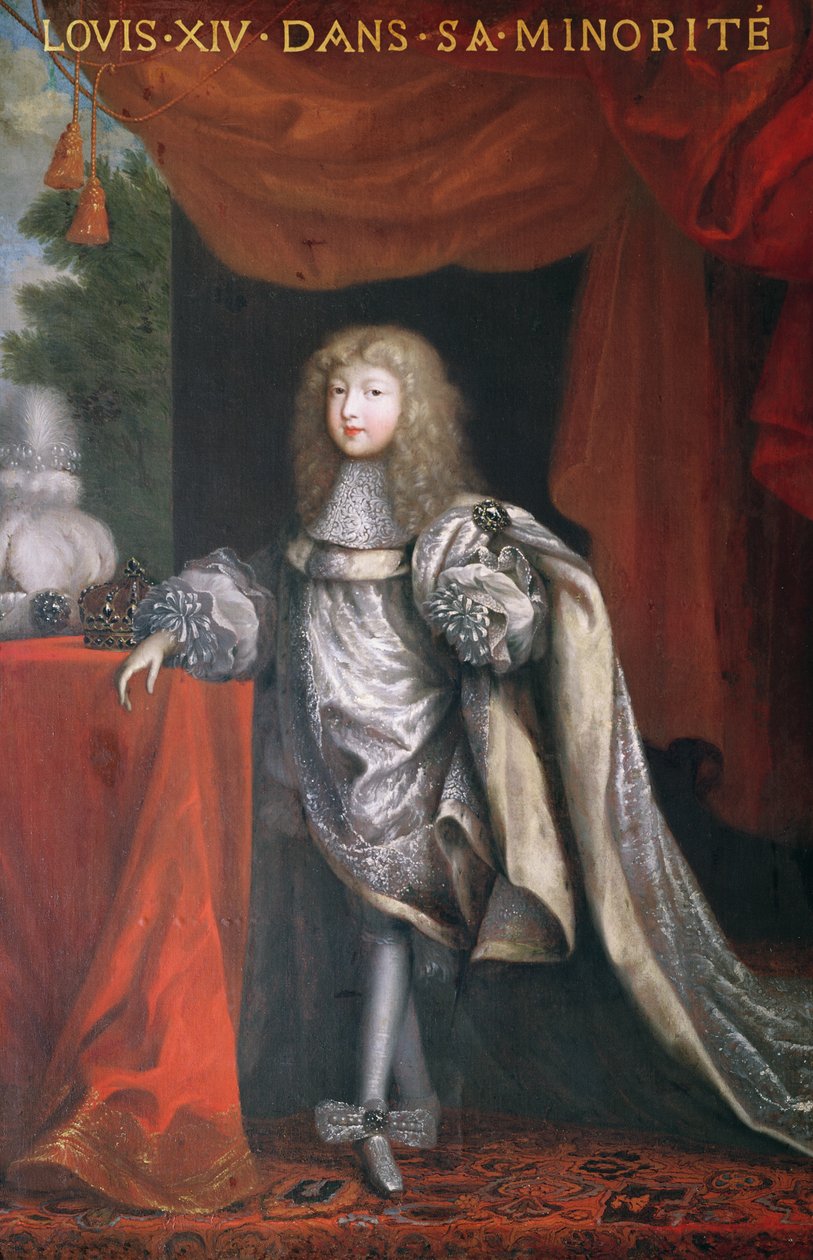 Ludvík XIV během své menšiny od Pierre Mignard