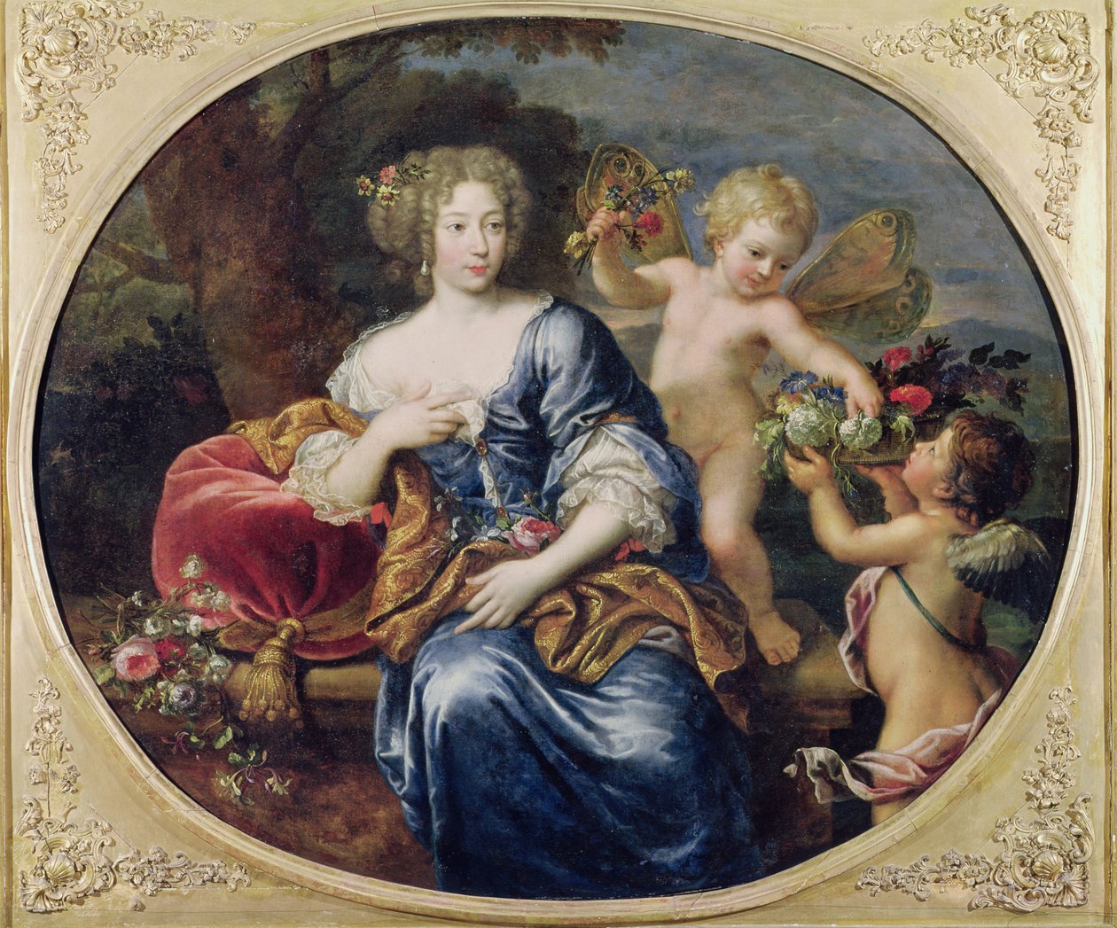 Předpokládaný portrét Francoise-Athenais de Rochechouart de Mortemart (1640-1707), markýza de Montespan od Pierre Mignard