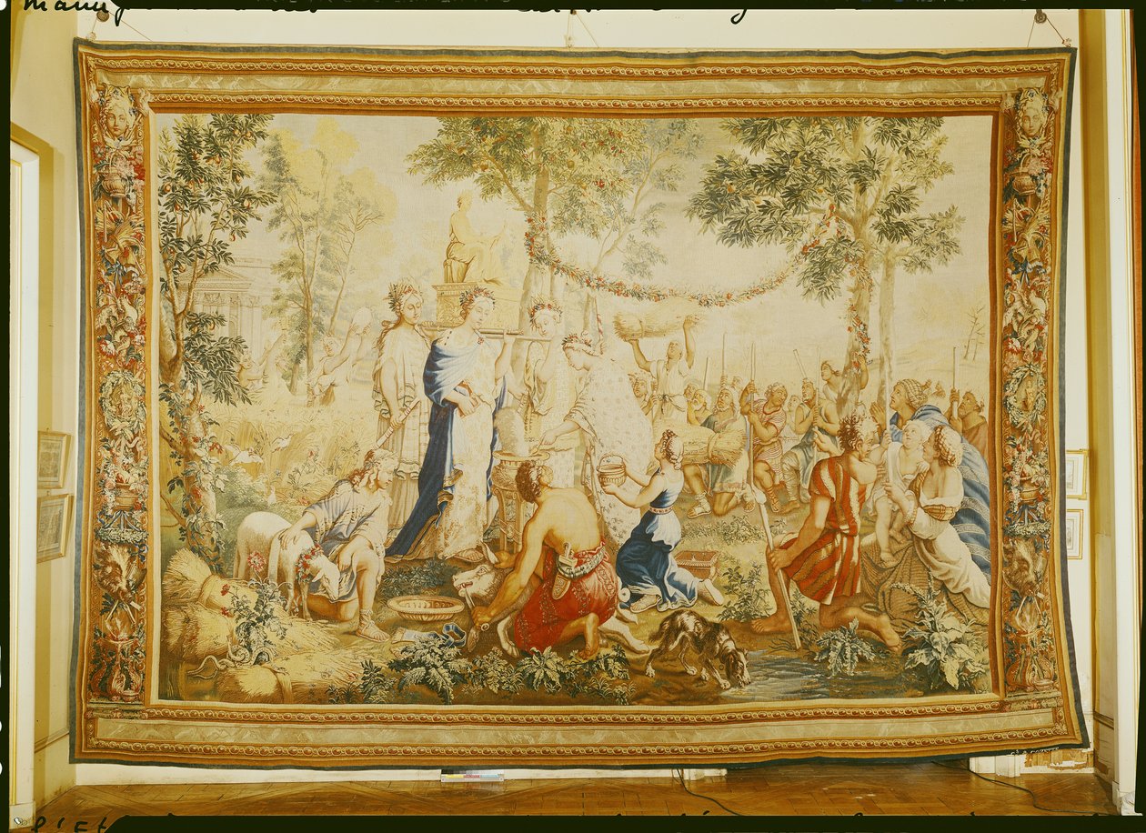 Léto, továrna na gobeliny (tapisérie) od Pierre Mignard