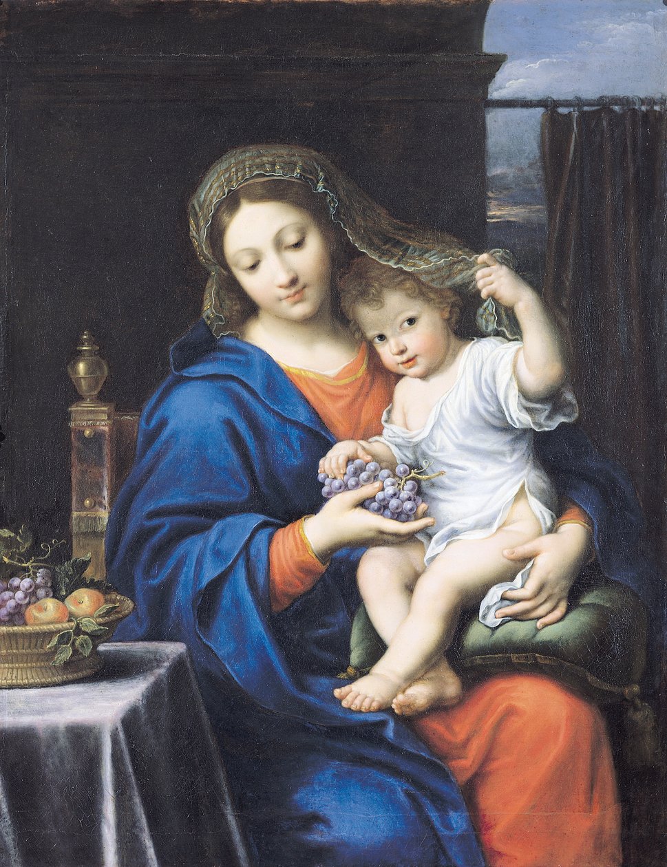Panna z hroznů, 1640-50 od Pierre Mignard