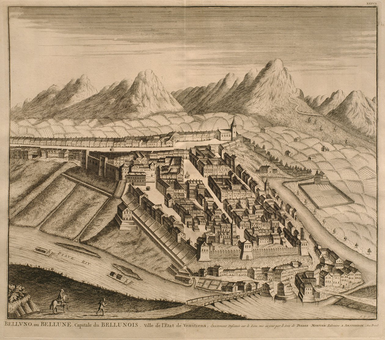 Mapa Belluno, z 