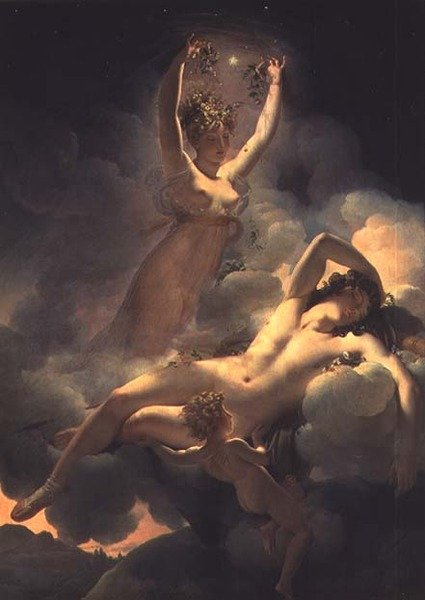Aurora a Cephalus, 1811 od Pierre Narsise Gerain