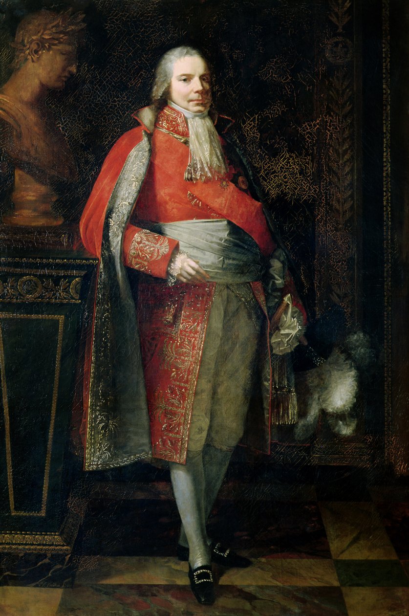 Portrét Charlese Maurice de Talleyrand-Perigord (1754-1838) 1807 od Pierre Paul Prudhon