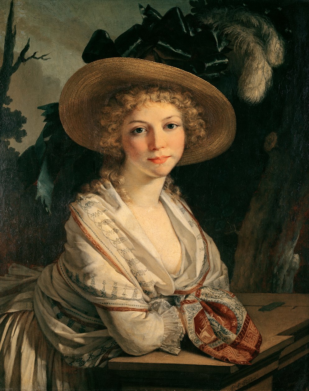 Portrét mladé ženy od Pierre Paul Prudhon