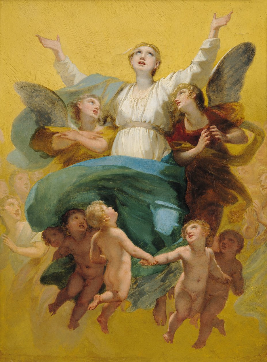 Nanebevzetí Panny Marie od Pierre Paul Prudhon