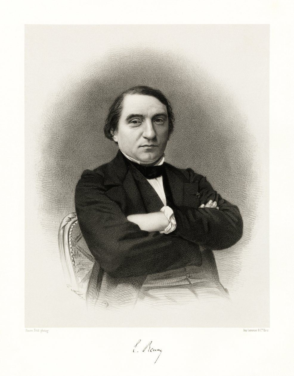 Ernest Renan, 1865-66 od Pierre Petit