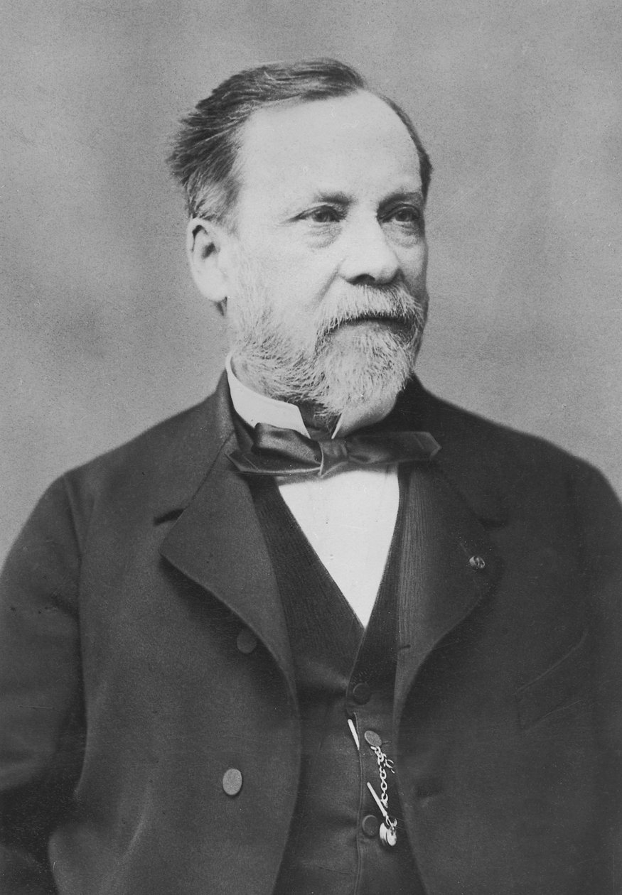 Portrét Louise Pasteura od Pierre Petit