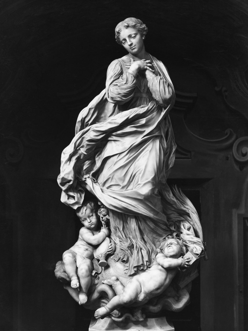 Neposkvrněné početí, kolem roku 1665 od Pierre Puget