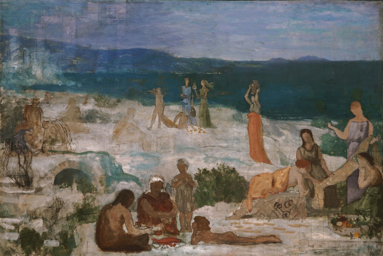 Massilia, řecká kolonie od Pierre Puvis de Chavannes