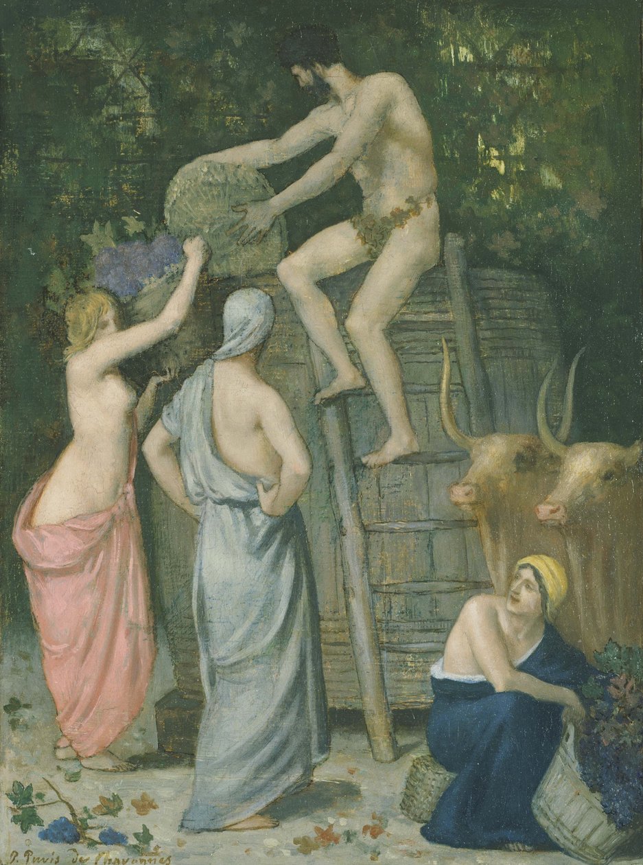 The Wine Press od Pierre Puvis de Chavannes