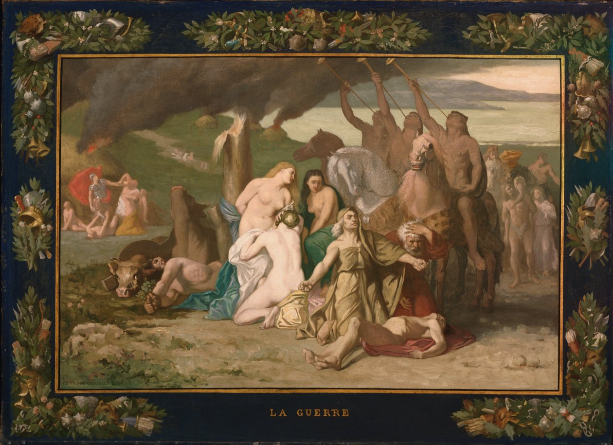 Válka od Pierre Puvis de Chavannes