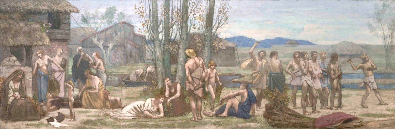 Ludus Pro Patria, aneb hraní za jednu zemi od Pierre Puvis de Chavannes