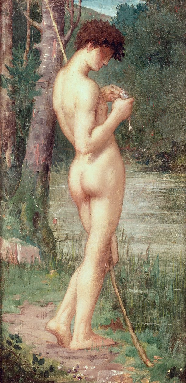 Malý rybář od Pierre Puvis de Chavannes