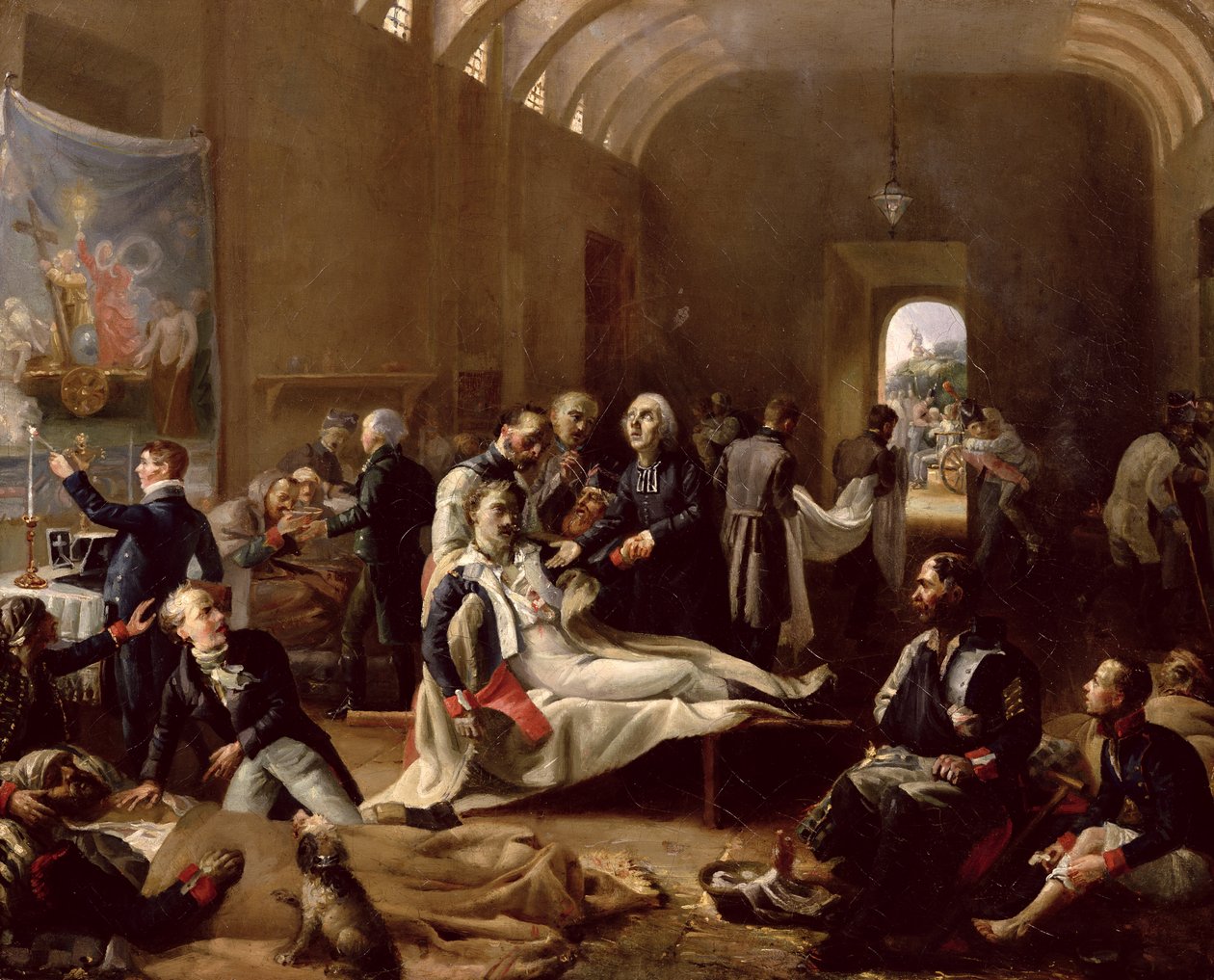 Sanitka během francouzské kampaně, 1814 od Pierre Roch Vigneron
