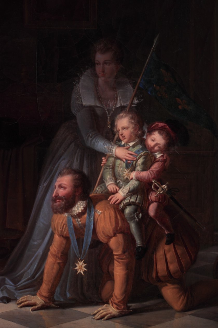 Henri IV a jeho děti od Pierre Henri Revoil