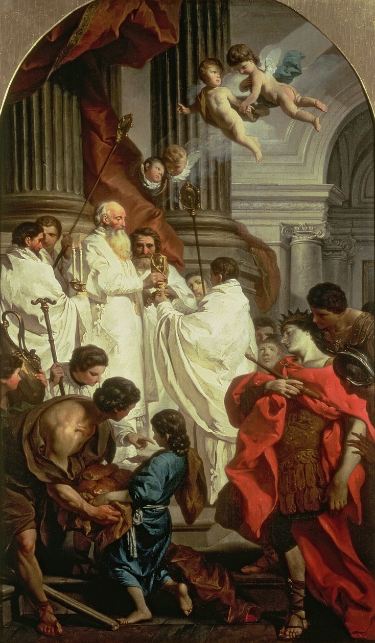 Mše sv. Basila, 1743-7 od Pierre Subleyras