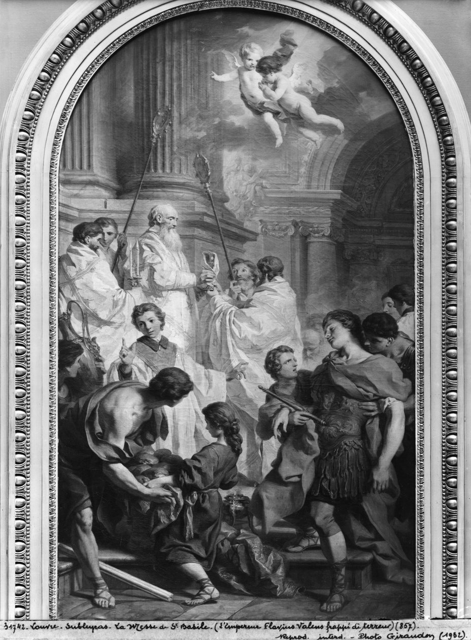 Mše sv. Basila, před rokem 1747 od Pierre Subleyras