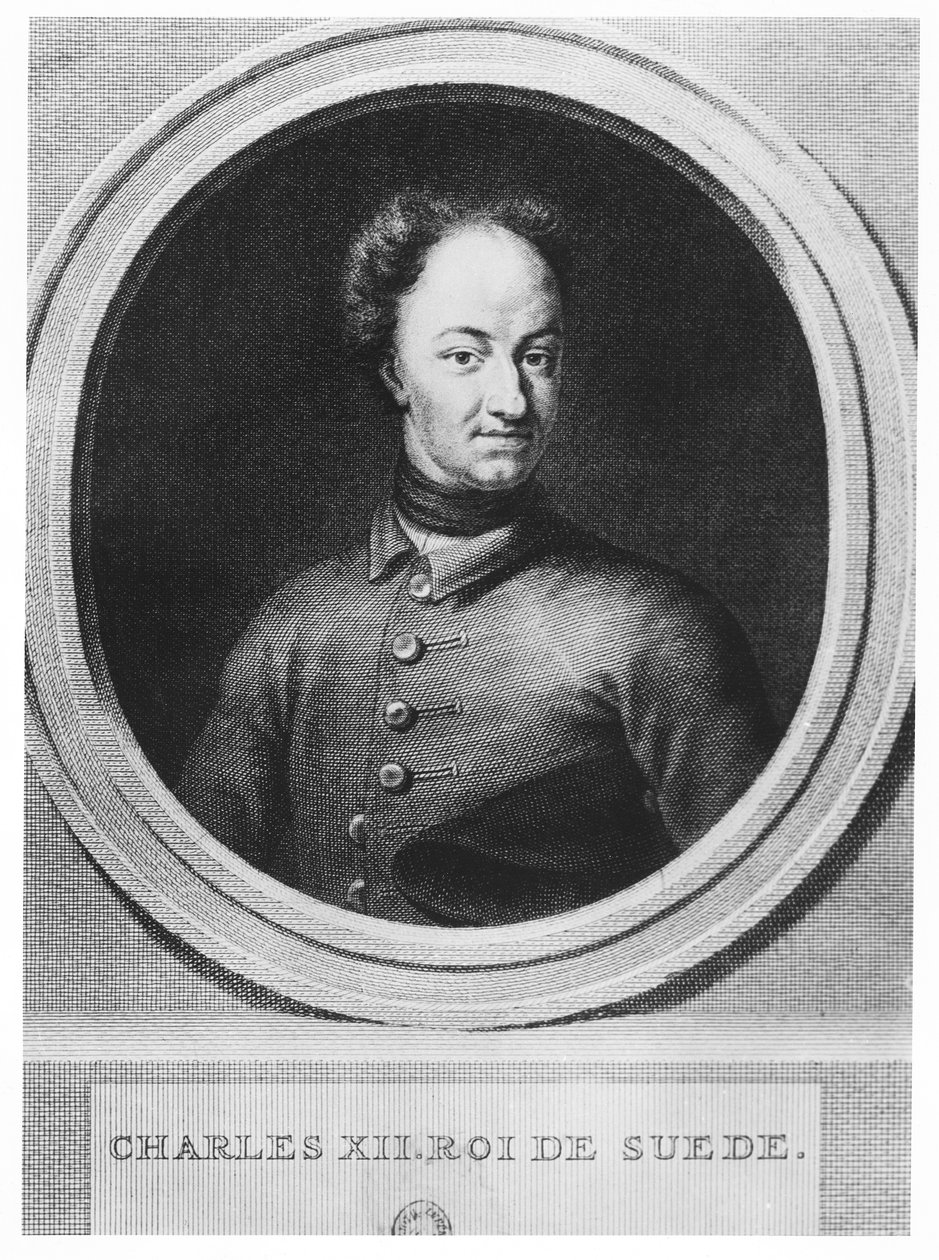 Karel XII., král švédský od Pierre Tanje