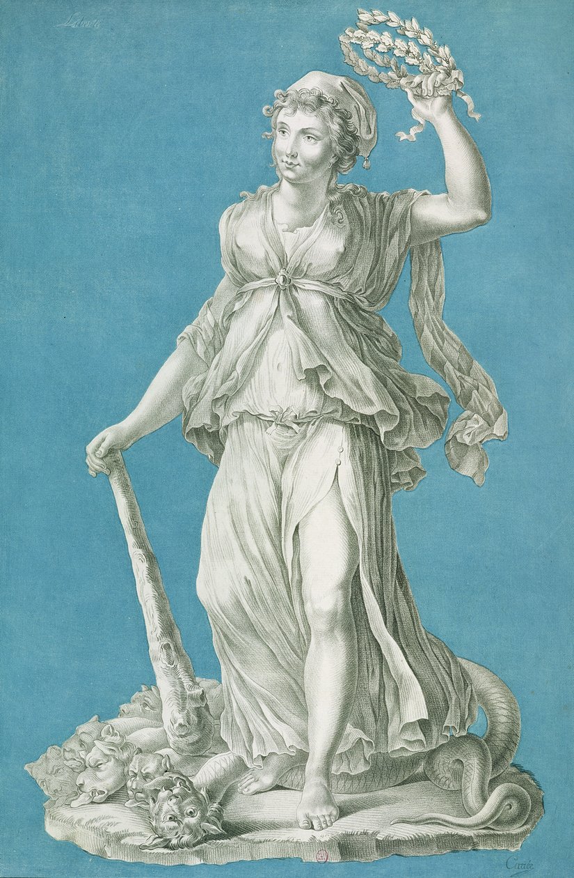 Liberty, kolem roku 1793 od Pierre Thomas Le Clerc
