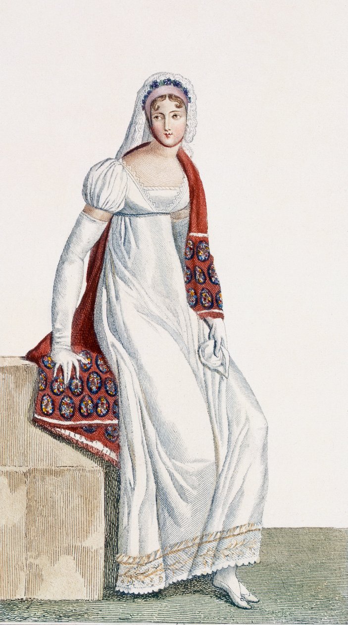 Dámské denní šaty, 1811 od Pierre de La Mesangere