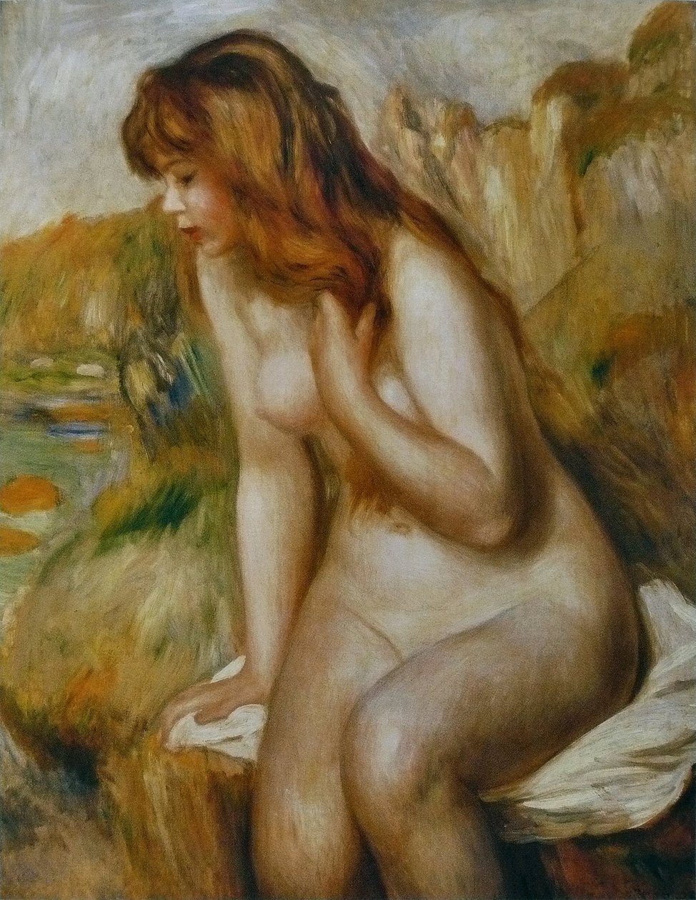Bather on a Rock od Pierre Auguste Renoir