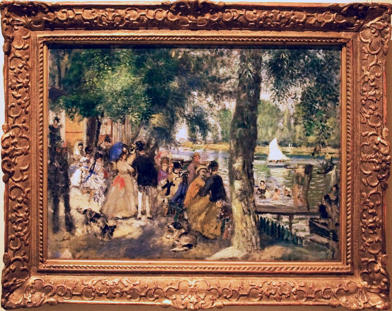 Koupání na Seine La grenouillere od Pierre Auguste Renoir