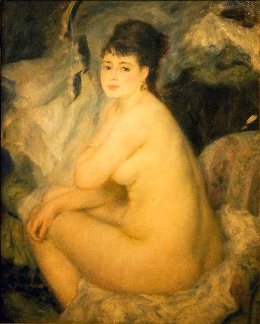 Nahá žena sedící na gauči Annan od Pierre Auguste Renoir