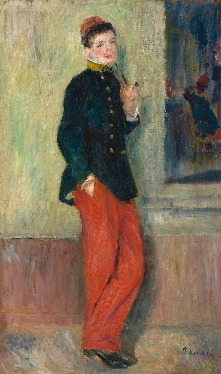 Mladý voják, kolem roku 1880 od Pierre Auguste Renoir