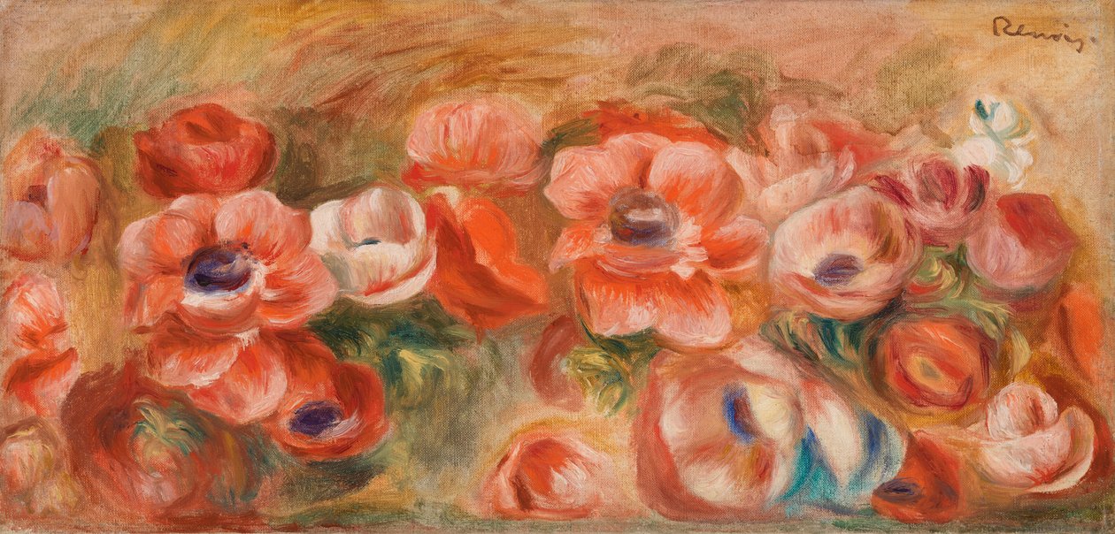 Sasanky (Anemones) od Pierre-Auguste Renoir