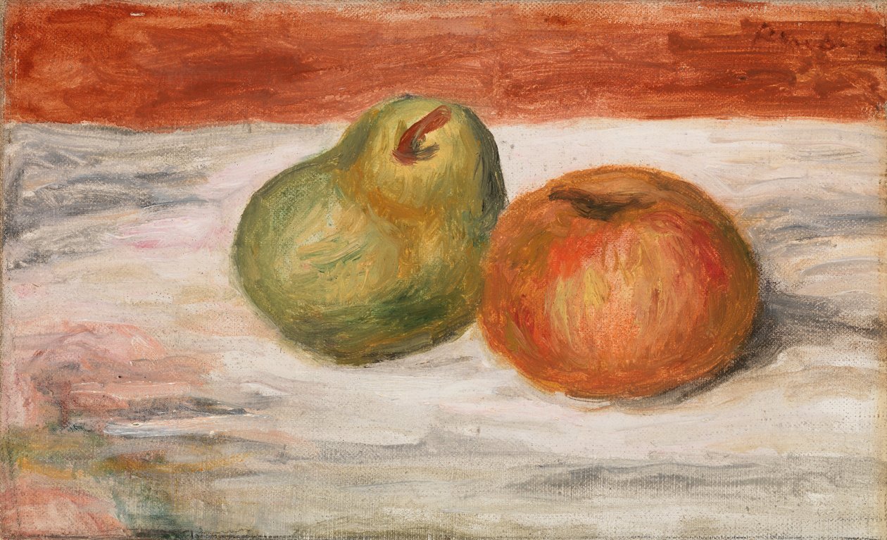 Jablko a hruška od Pierre-Auguste Renoir