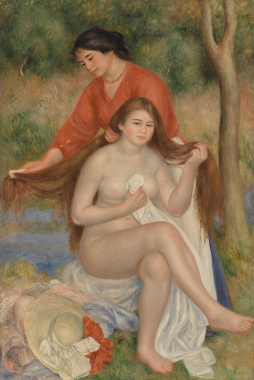 Lapač a pokojská od Pierre-Auguste Renoir