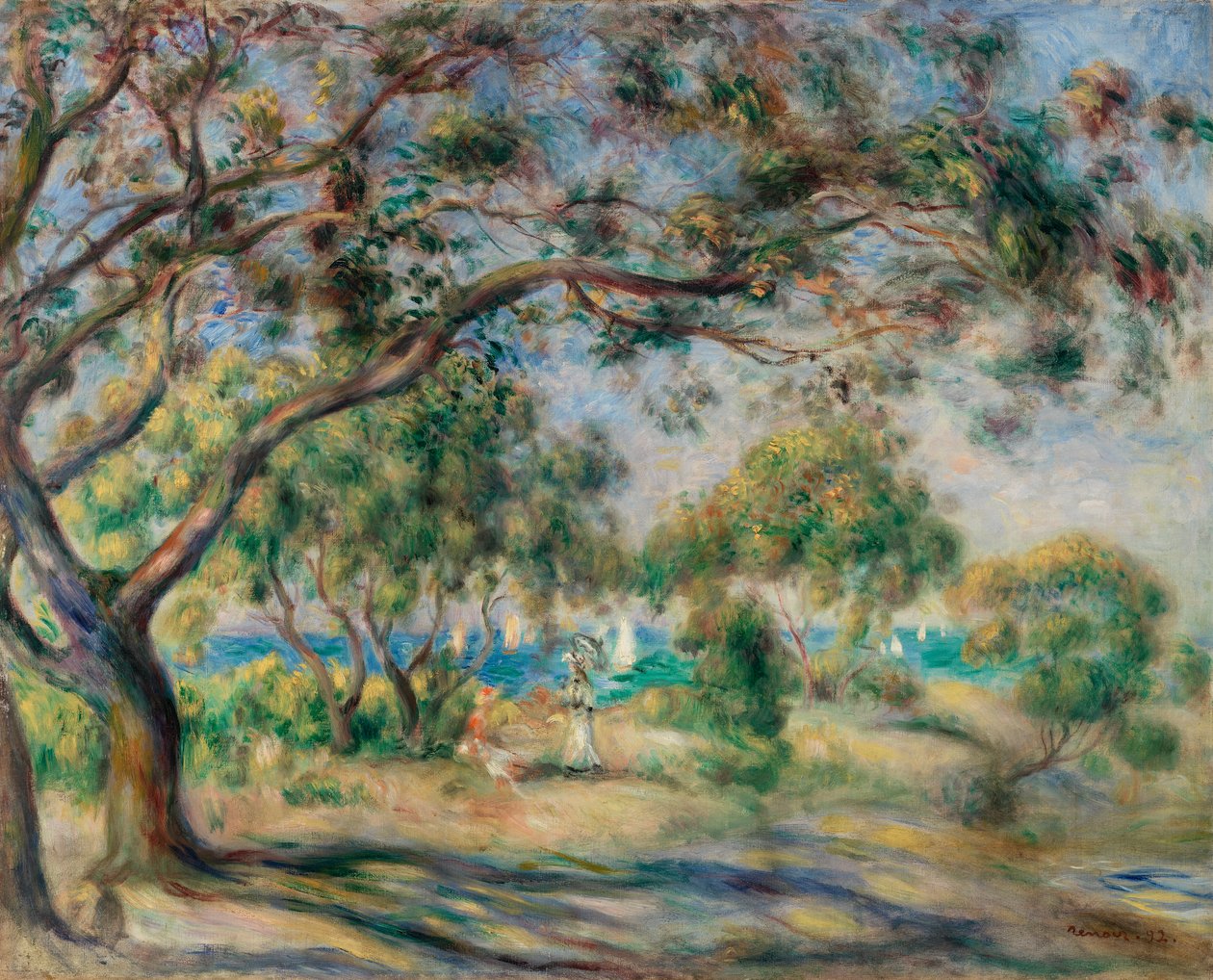 Bois de la Chaise (Noirmoutier) od Pierre-Auguste Renoir