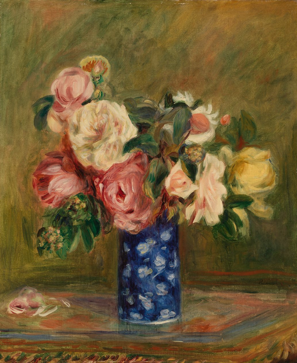 Kytice růží od Pierre-Auguste Renoir