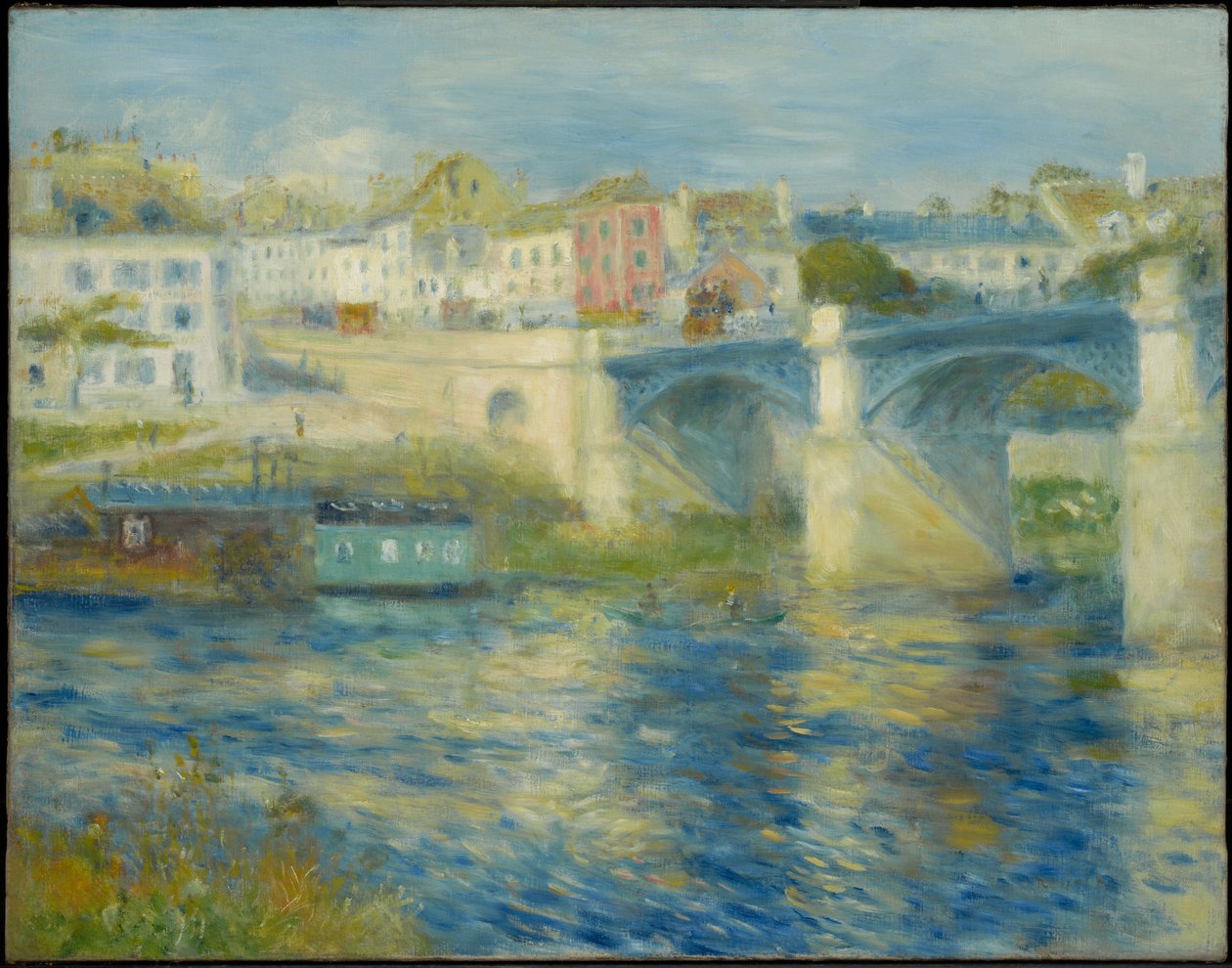 Most v Chatou od Pierre-Auguste Renoir
