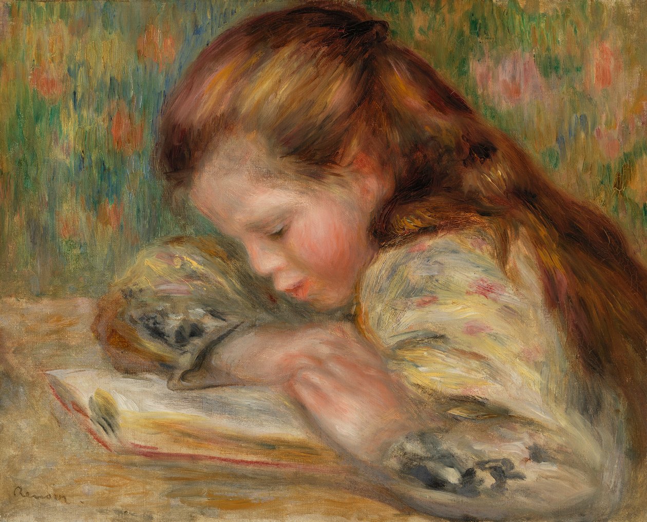 Dětské čtení od Pierre-Auguste Renoir