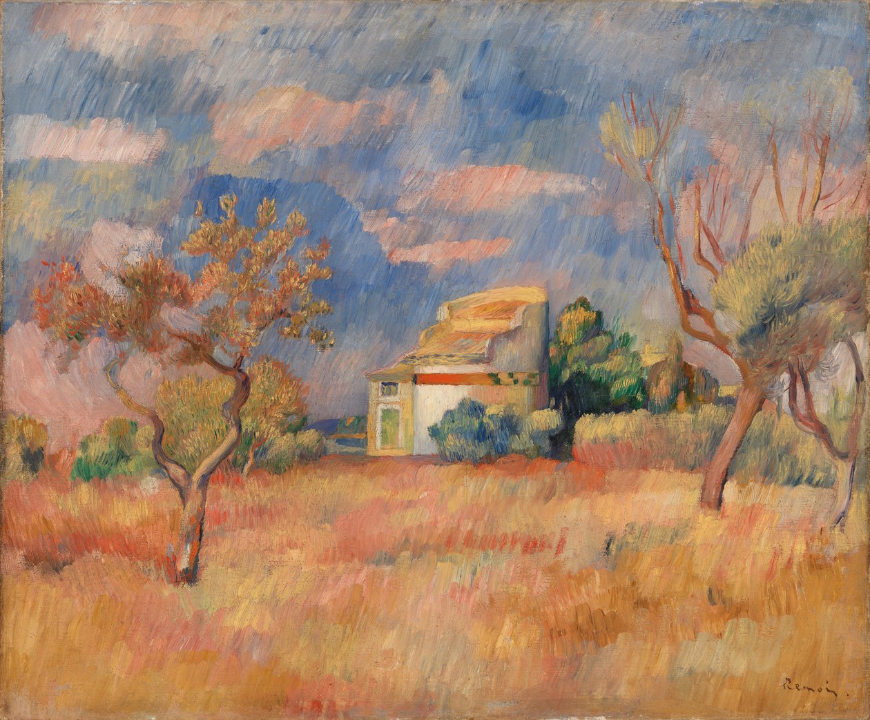 Holubník v Bellevue (Pigeonnier de Bellevue) od Pierre-Auguste Renoir