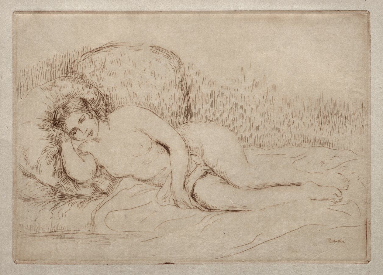 Nahá žena leží od Pierre-Auguste Renoir