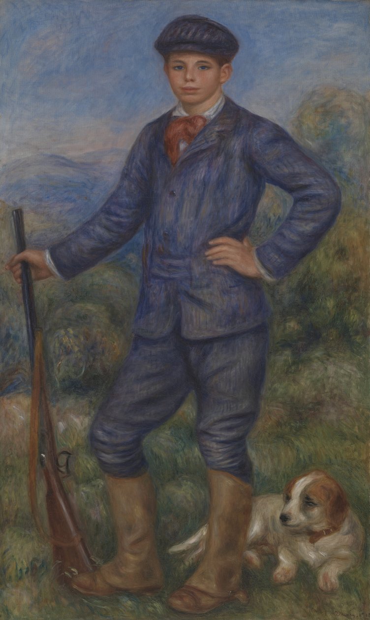 Jean jako lovec od Pierre-Auguste Renoir