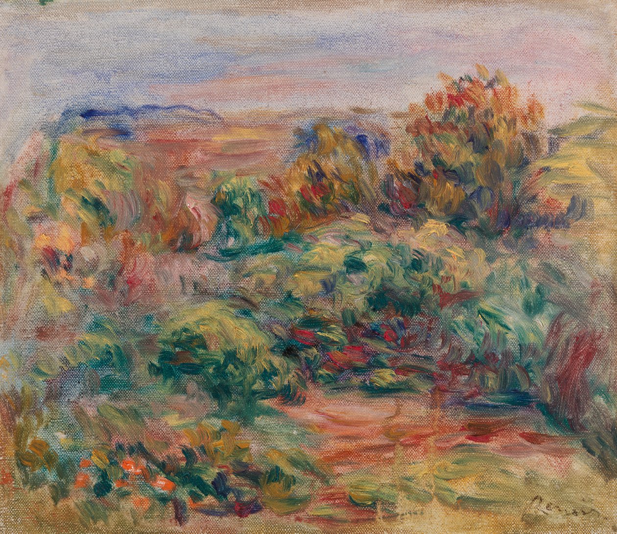 Krajina od Pierre-Auguste Renoir