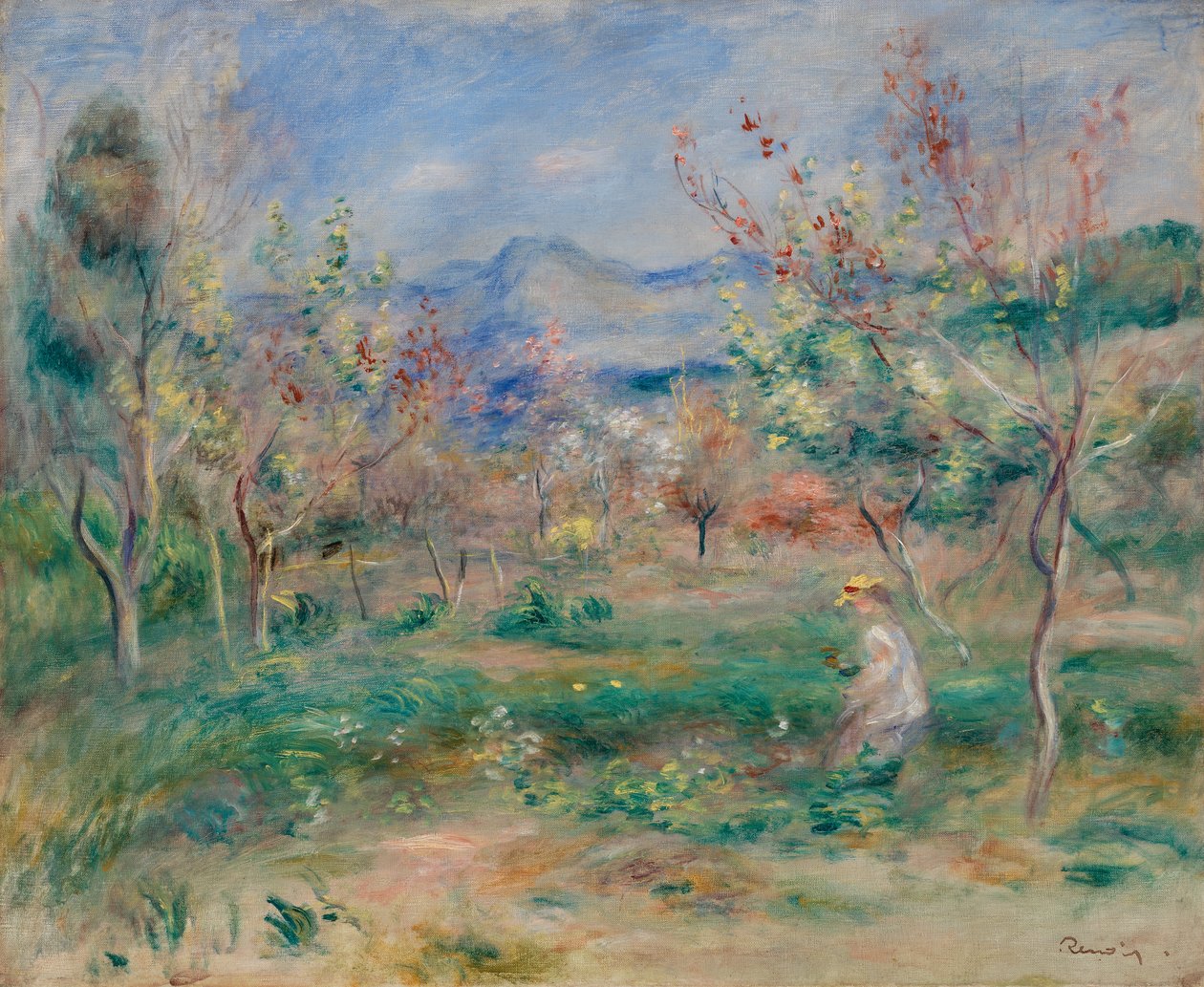 Krajina od Pierre-Auguste Renoir