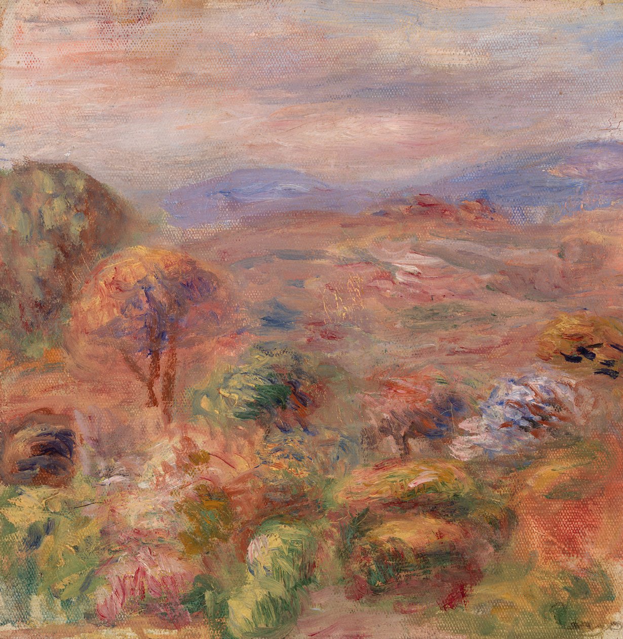 Krajina od Pierre-Auguste Renoir