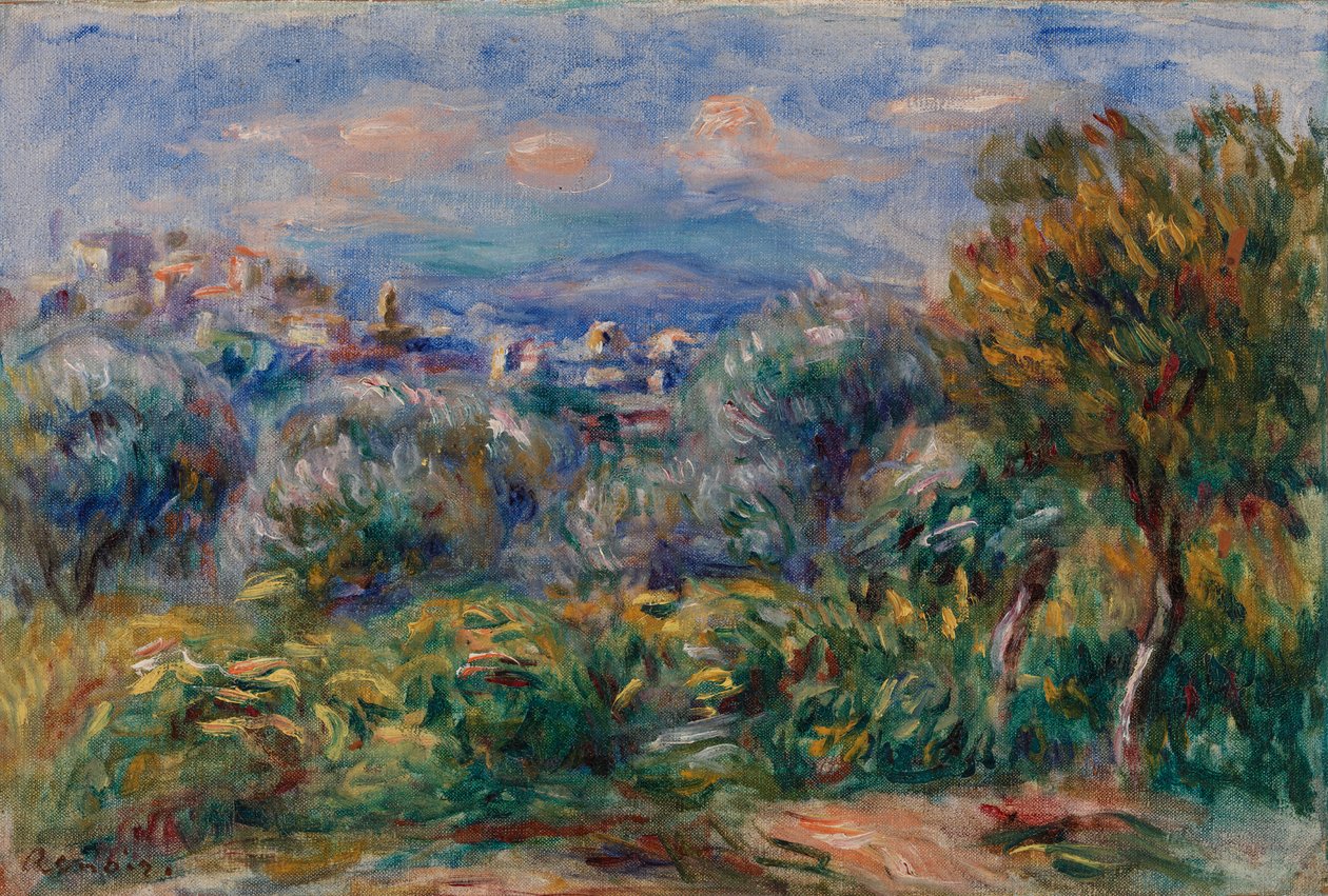 Krajina od Pierre-Auguste Renoir