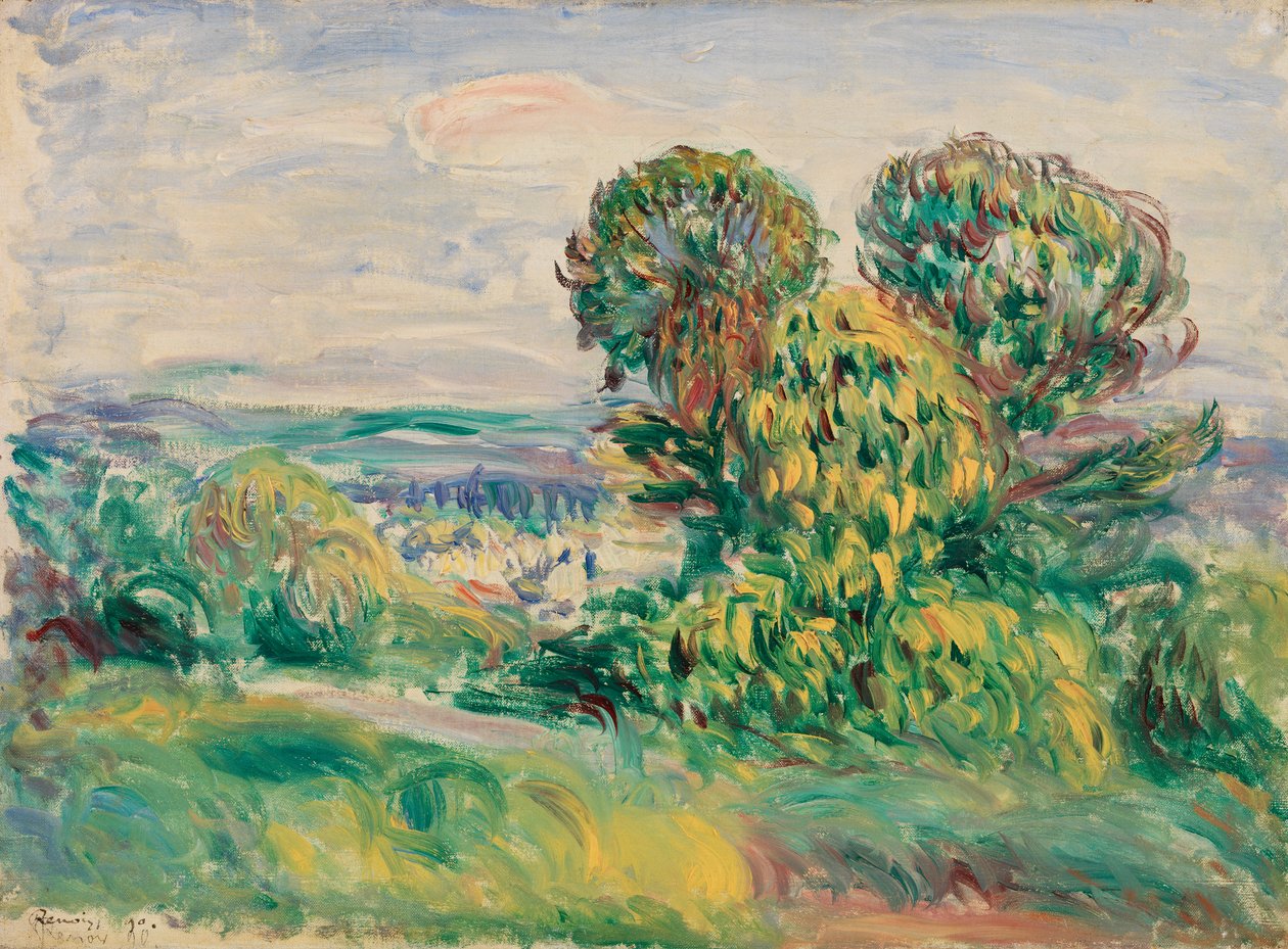 Krajina od Pierre-Auguste Renoir