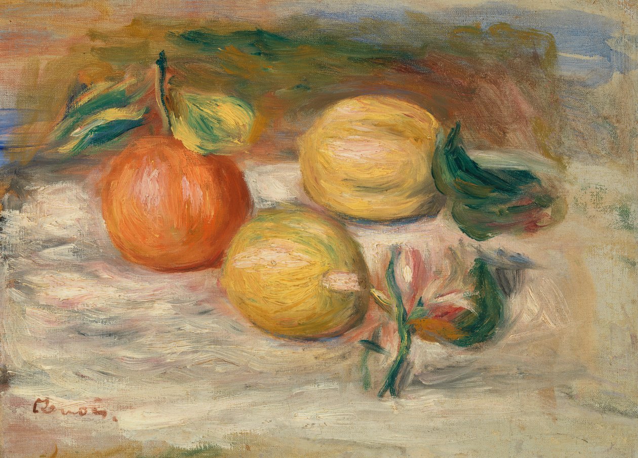 Citrony a pomeranč od Pierre-Auguste Renoir