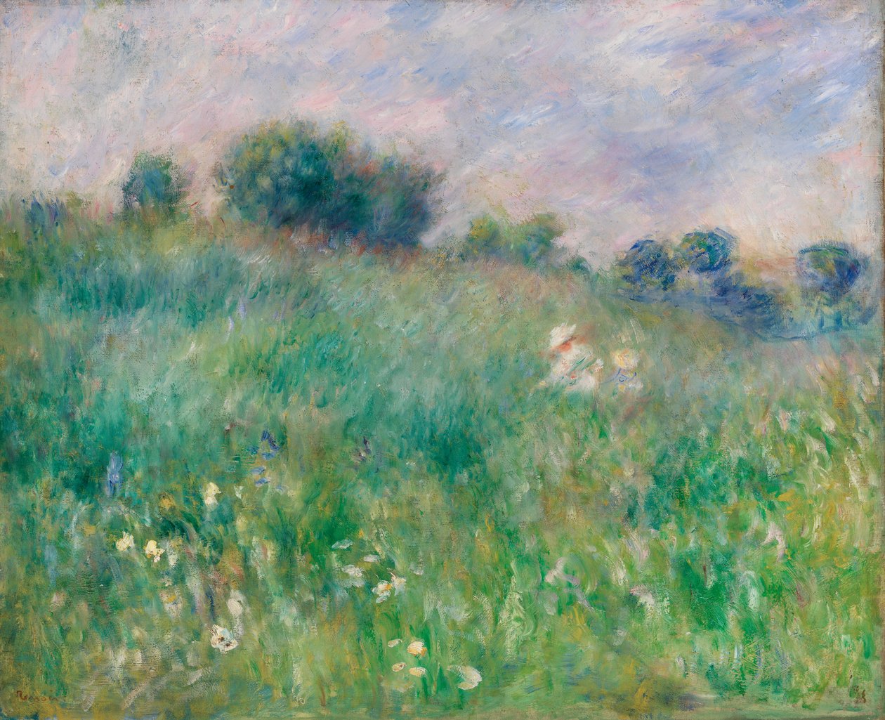 Louka (La Prairie) od Pierre-Auguste Renoir